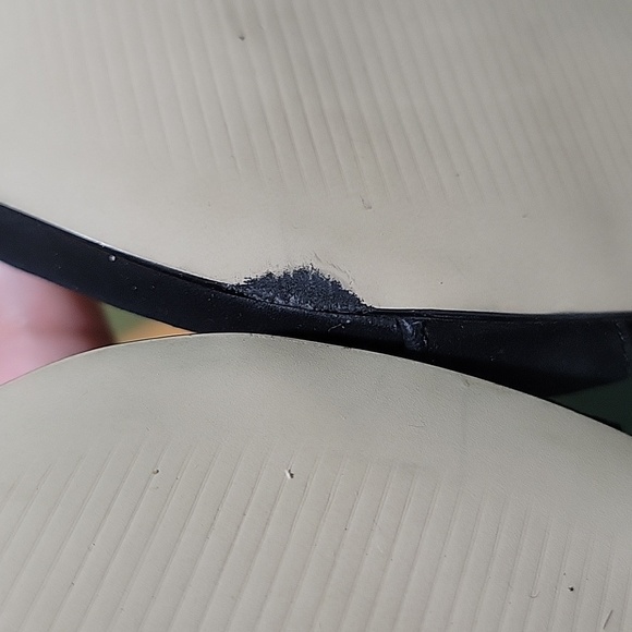 Steven Madden Dillion Black Strap Block Heel Nubuck Leather 10 Classic Cocktail - Picture 10 of 16